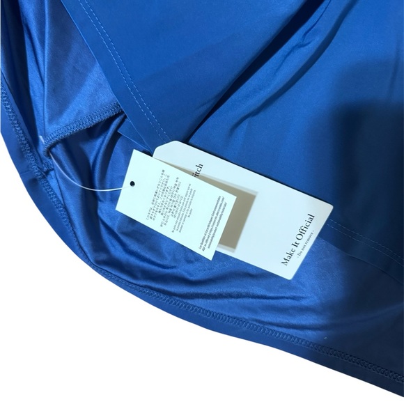 Abercrombie & Fitch Vibrant Blue One-Shoulder Dress - Picture 6 of 9